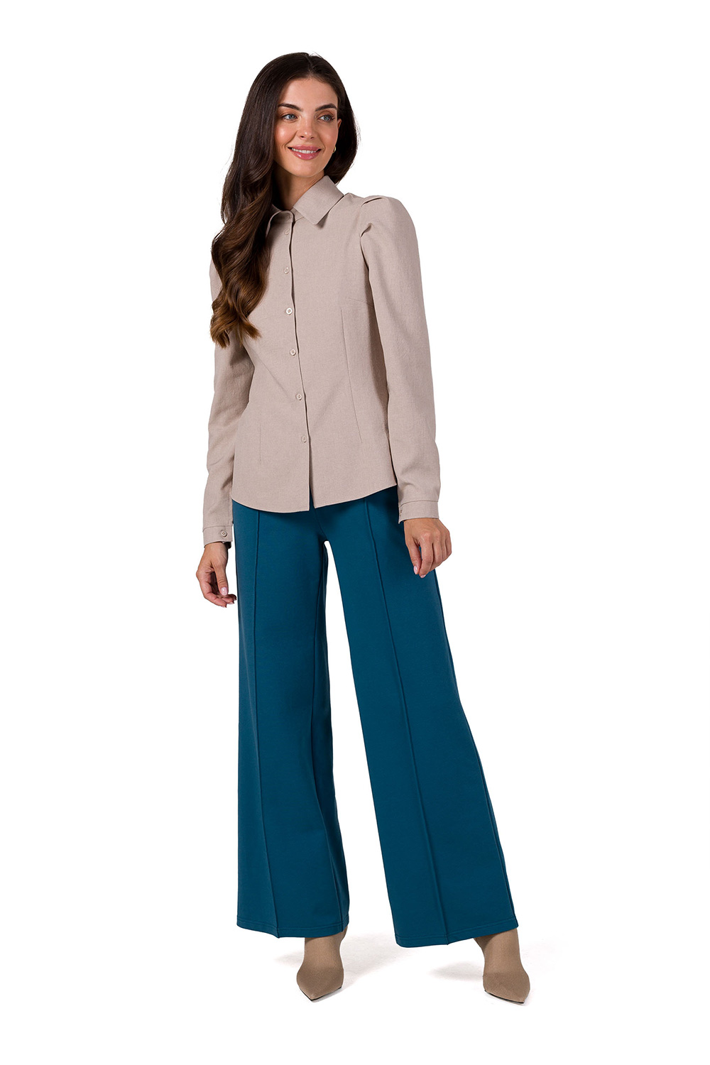  Long sleeve shirt model 185780 BeWear  beige