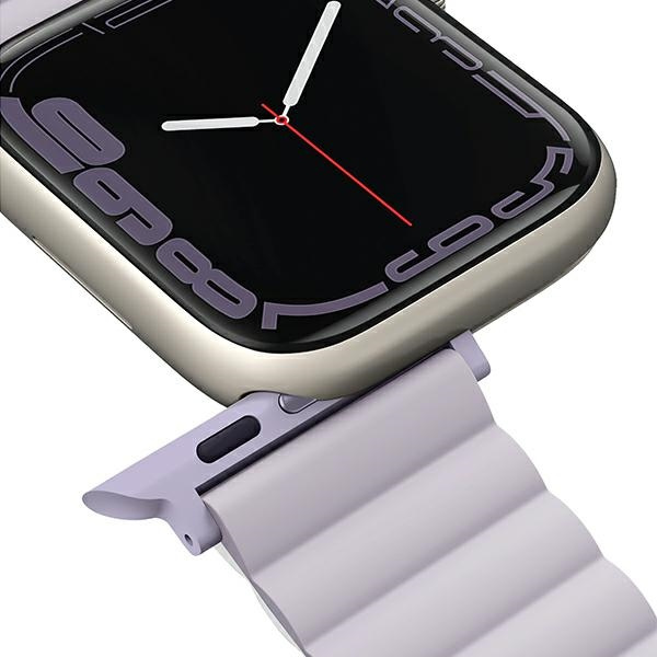 UNIQ Revix Band Apple Watch 4/5/6/7/8/SE/SE2 40/41mm Reversible Magnetic lilac-white