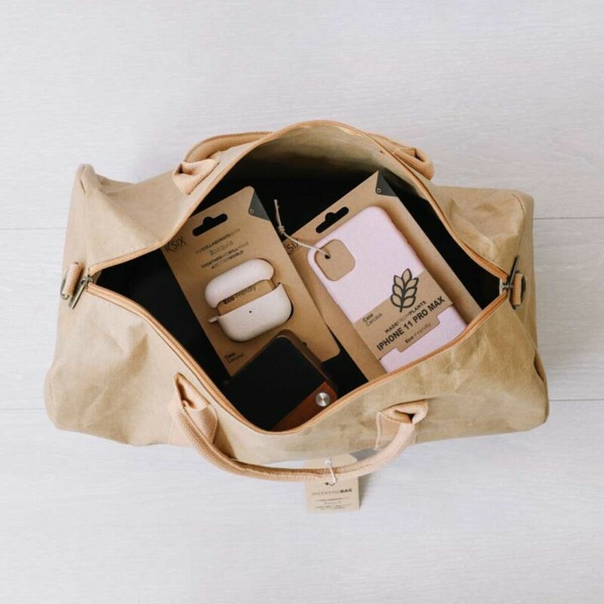 Sports Bag KSIX WeekendBag Eco-friendly kraft paper Brown