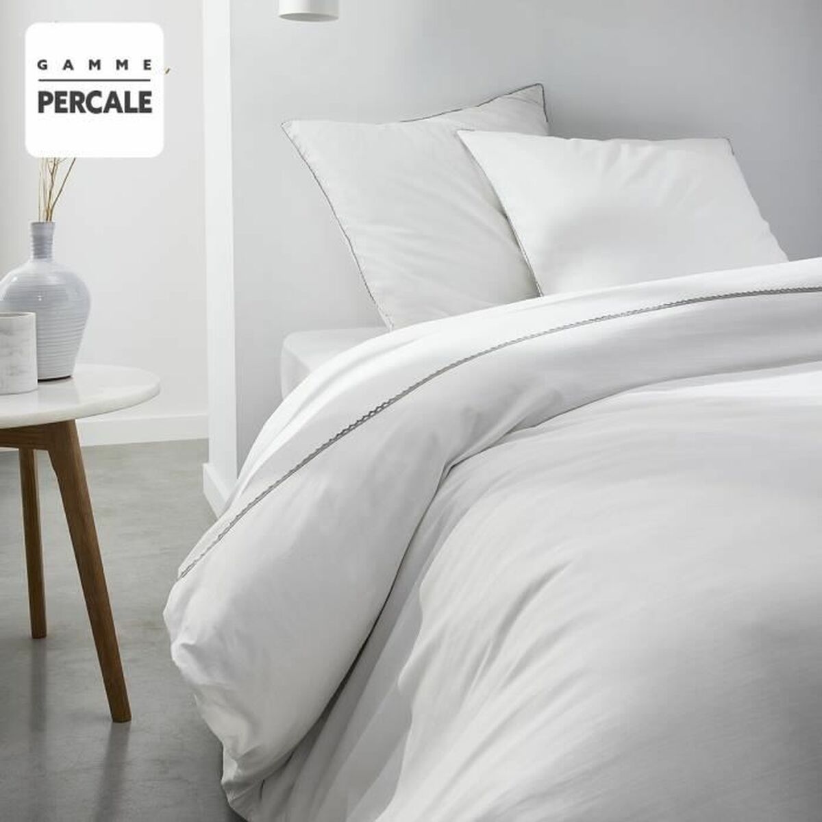 Nordic cover TODAY Percale White Macrame 240 x 260 cm
