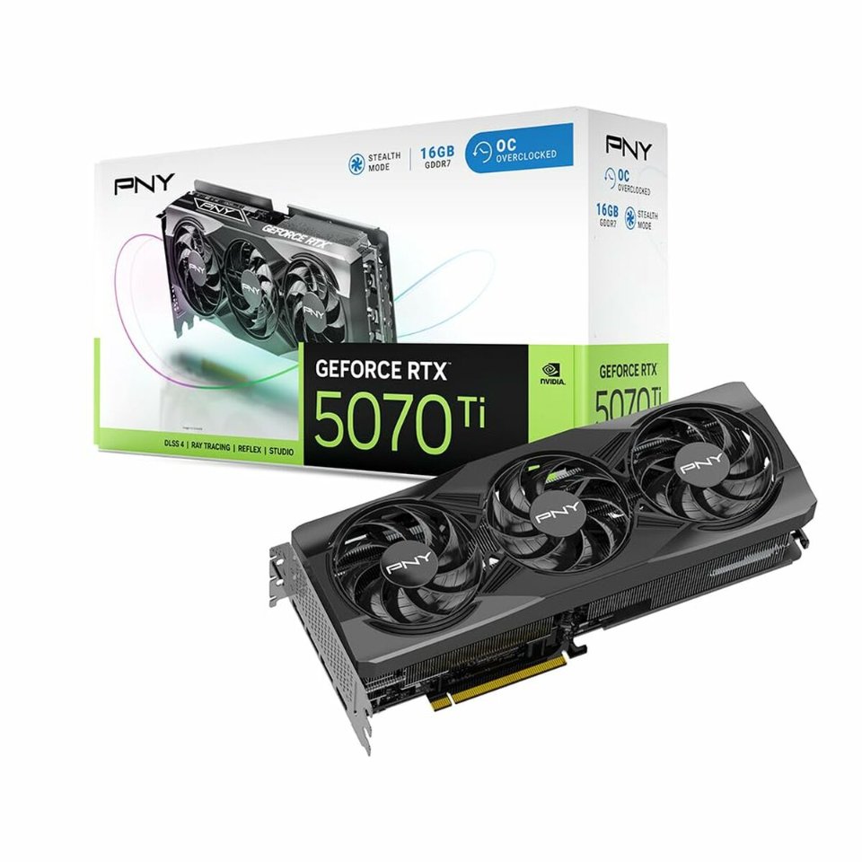 Graphics card PNY VCG5070T16TFXPB1-O nvidia geforce rtx 5070 ti 16 GB Graphics card PNY VCG5070T16TFXPB1-O nvidia geforce rtx 5070 ti 16 GB