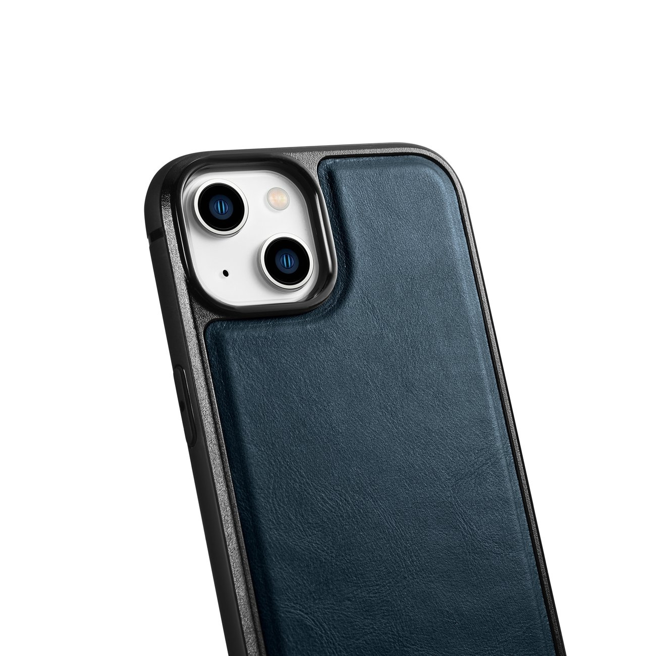 iCarer Leather Oil Wax MagSafe Apple iPhone 14 Plus blue