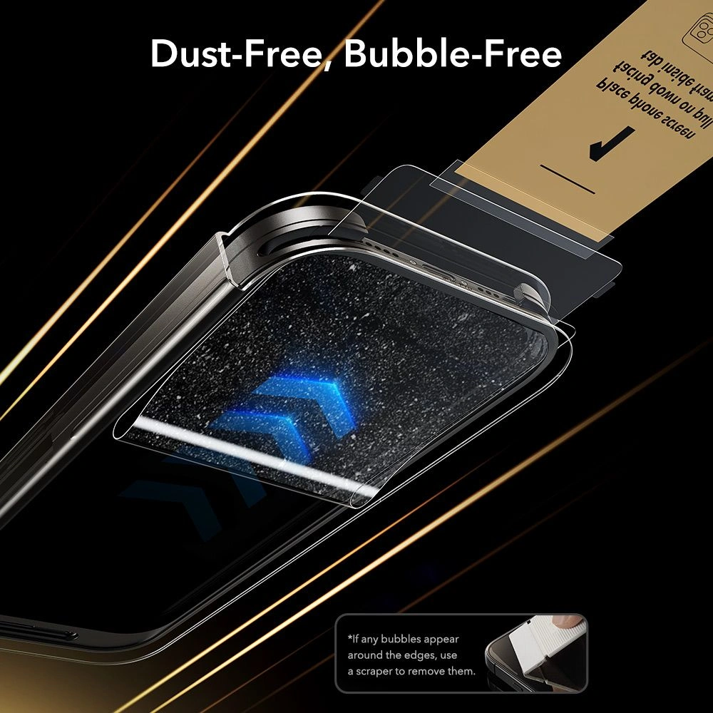 Szkło hartowane ESR Ultrafit Armorite Pro Tempered Glass do Apple iPhone 16 Pro / 17 Clear