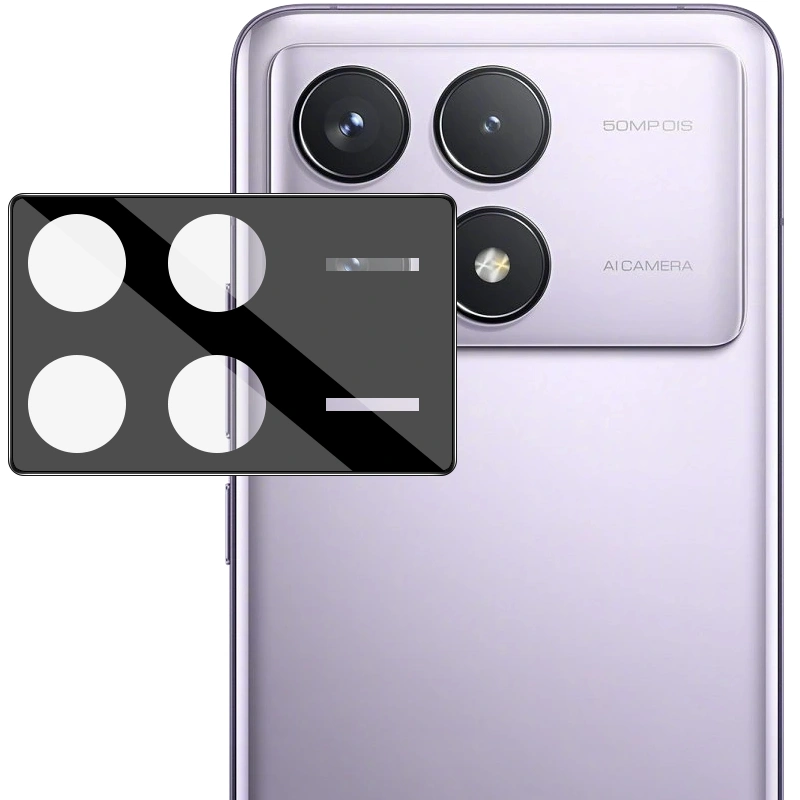 BIZON Clear 3x screen glass + camera glass Xiaomi Poco X6 Pro