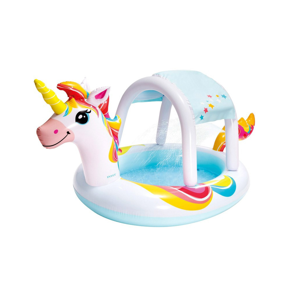 Inflatable Paddling Pool for Children Intex Unicorn 130 L (254 x 132 x 109  cm)