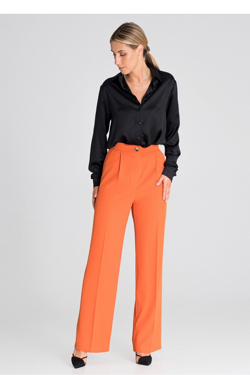  Trousers model 185074 Figl  orange