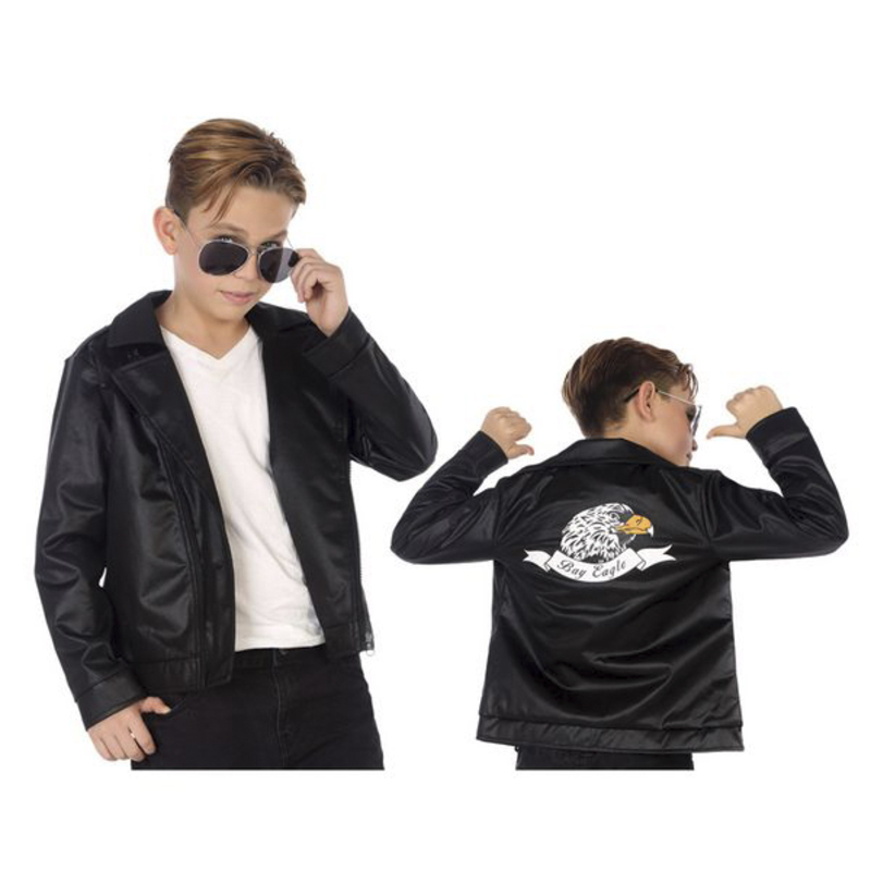 Costume for Children Grease Black (1 pc)