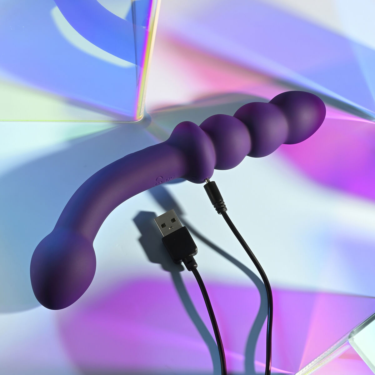 Cassini Anal Vibrator Black Playboy Purple Cassini Anal Vibrator Black Playboy Purple
