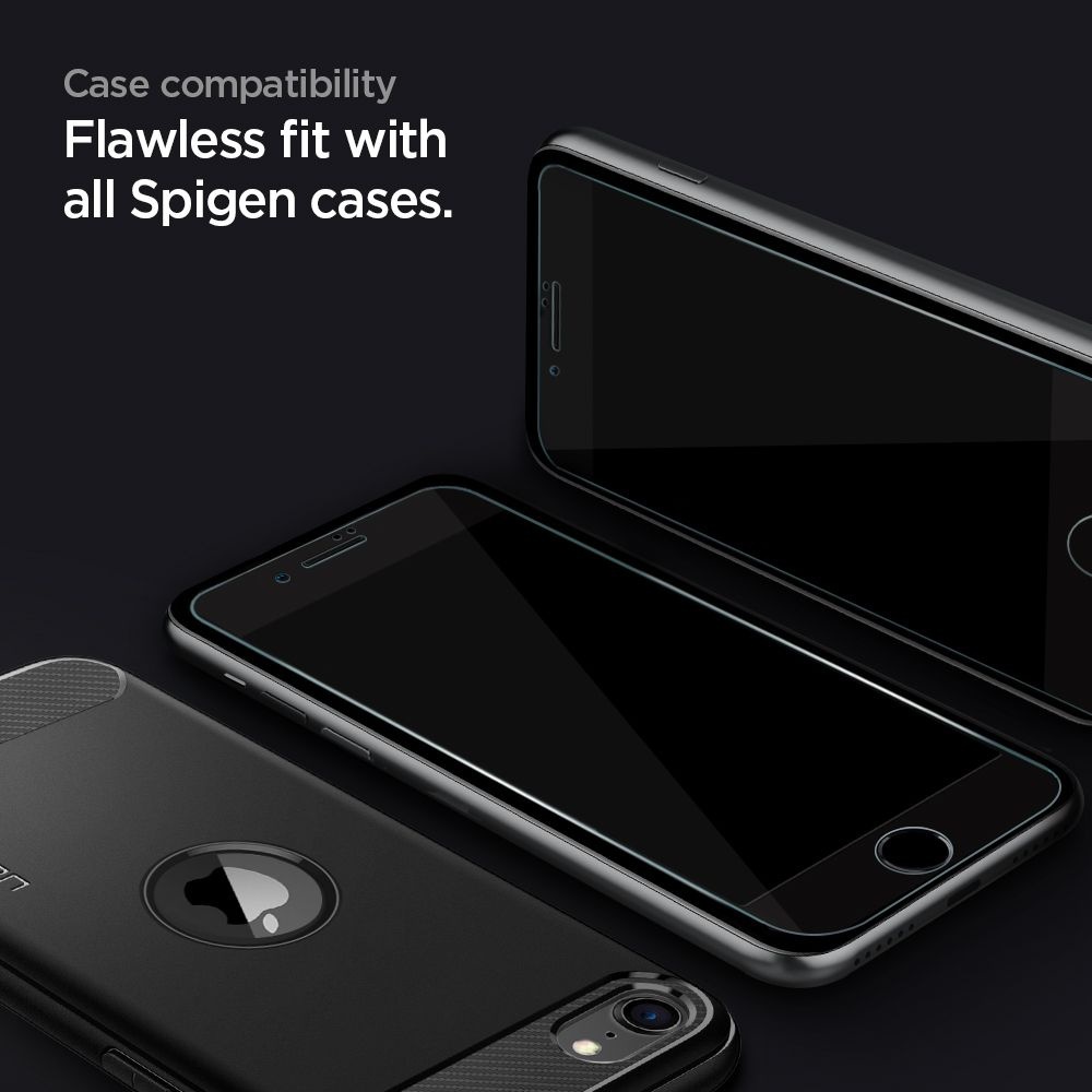 Spigen GLAS.tR AlignMaster Apple iPhone SE 2022/SE 2020/8/7 Black