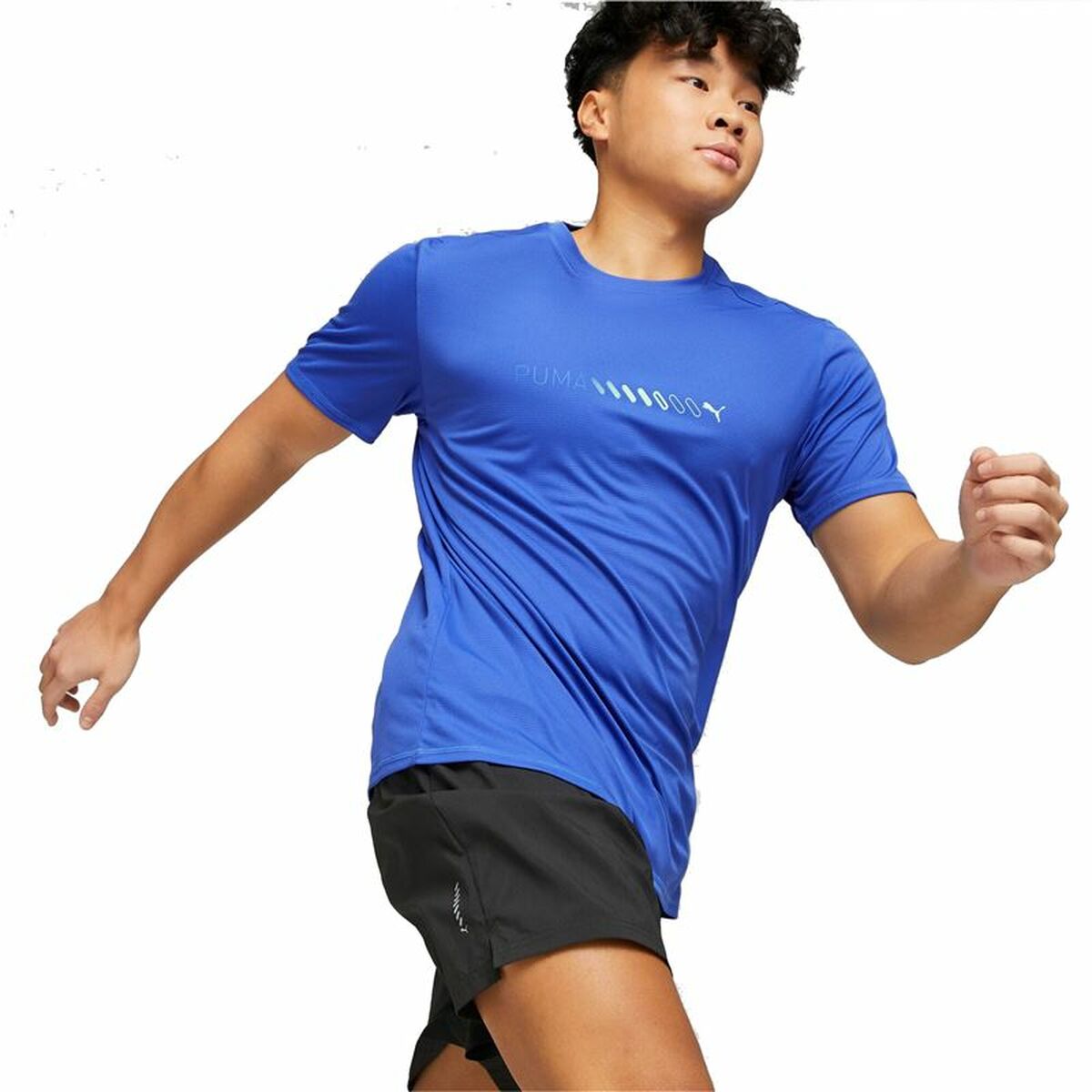 T-shirt Puma Run Favorite Logo Blue Men