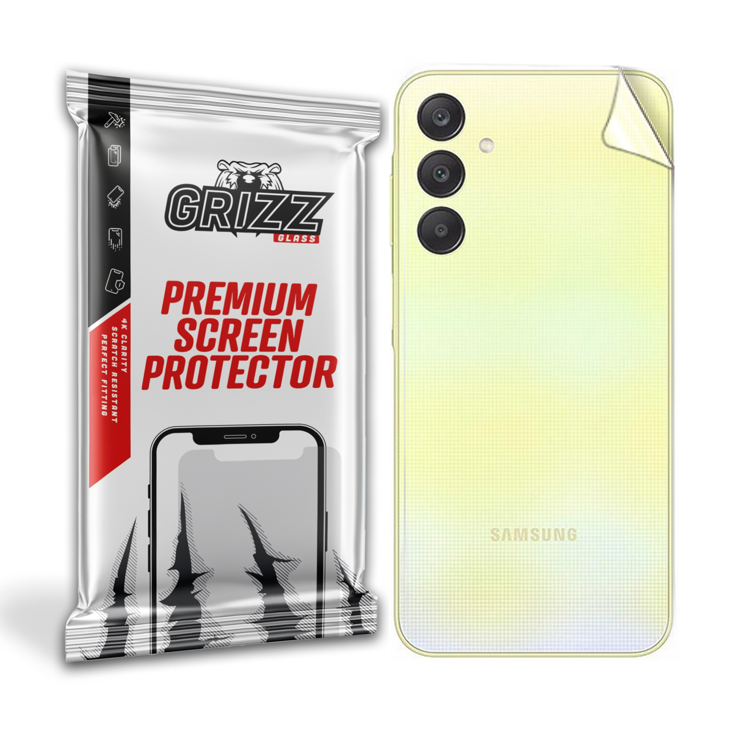 GrizzGlass SatinSkin Samsung Galaxy A25