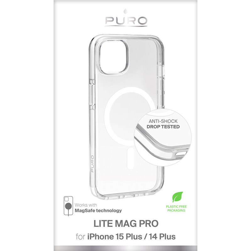 PURO LITEMAG PRO MagSafe Apple iPhone 15 Plus (clear)