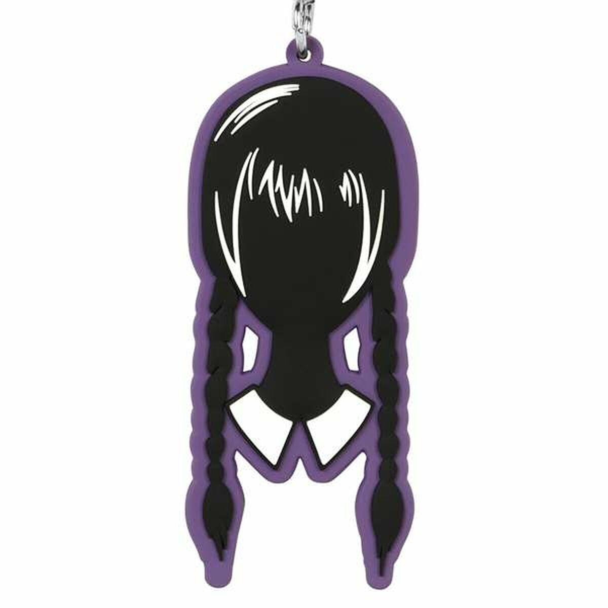 Keychain Wednesday Head Black