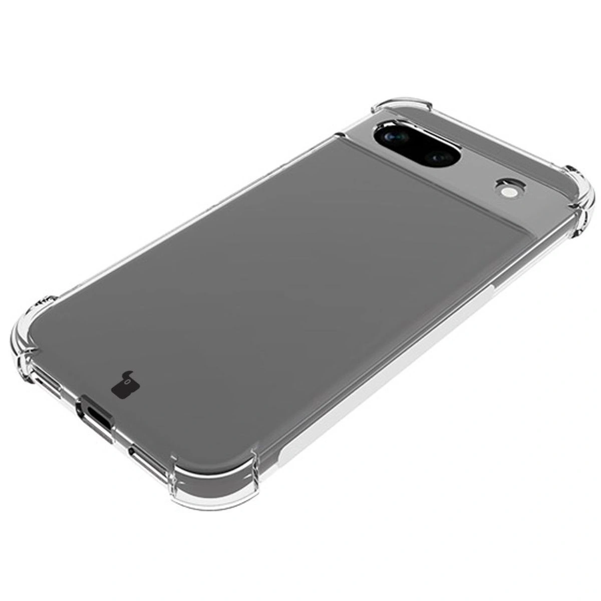 Bizon Case Clear Pack case + 2x screen glass Google Pixel 8a clear