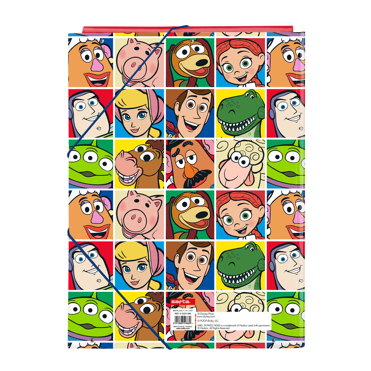 Organiser Folder Toy Story Ready to play Light Blue A4