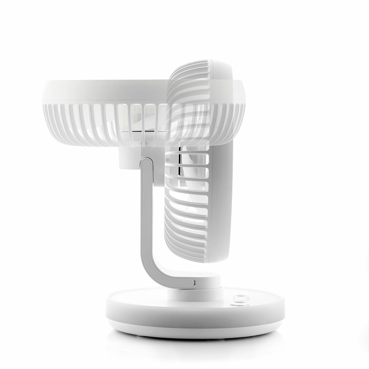 Rechargeable Desk Fan with LED FanLed InnovaGoods Ø6,6'' 4000 mAh Rechargeable Desk Fan with LED FanLed InnovaGoods Ø6,6'' 4000 mAh