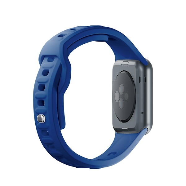 3MK Silicone Watch Strap Apple Watch 4/5/6/7/8/9/SE/Ultra 42/44/45/49mm blue