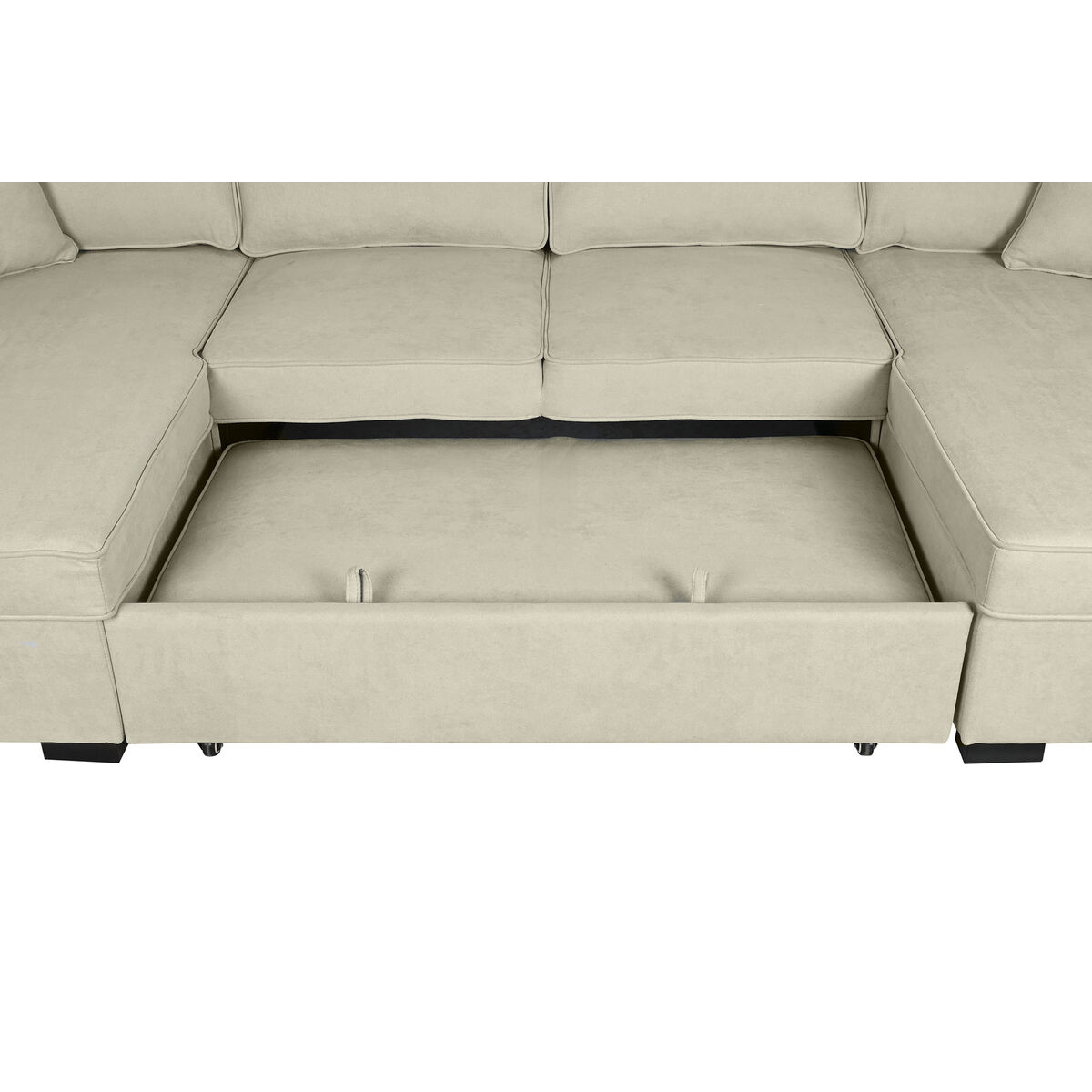 Sofabed Home ESPRIT Sand Modern 298 x 154 x 92 cm