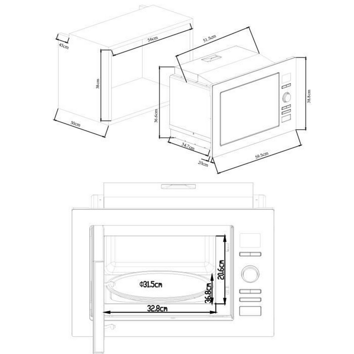 Microwave Continental Edison CEMO25GINE 25 L 900 W