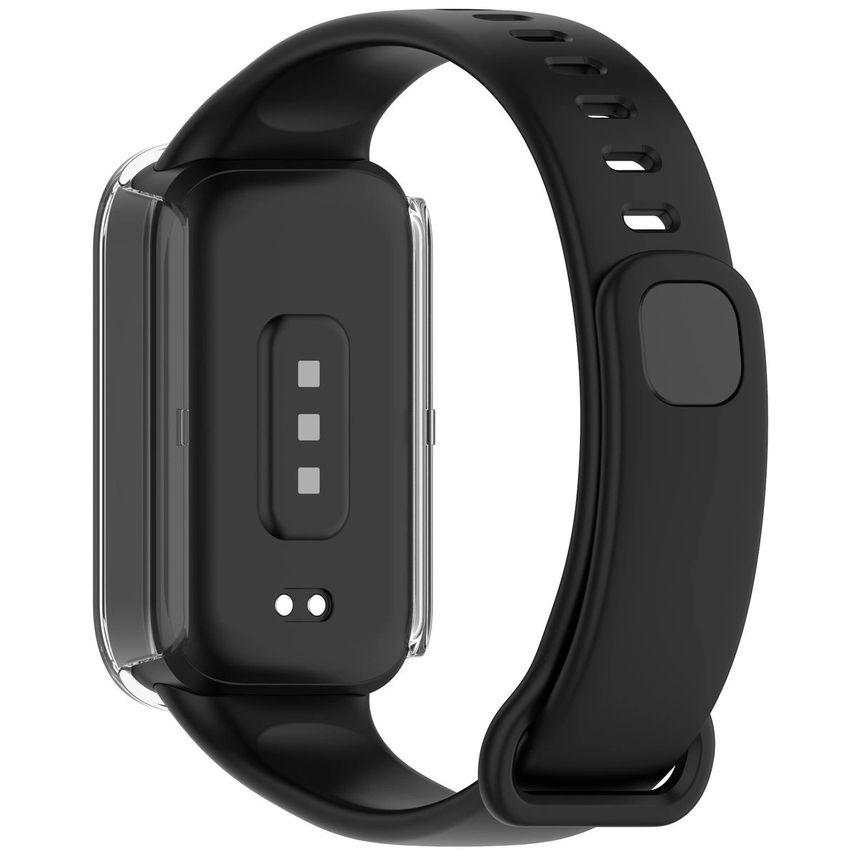 Bizon Case+Glass Watch Xiaomi Smart Band 9 Active / Redmi Smart Band 3 clear