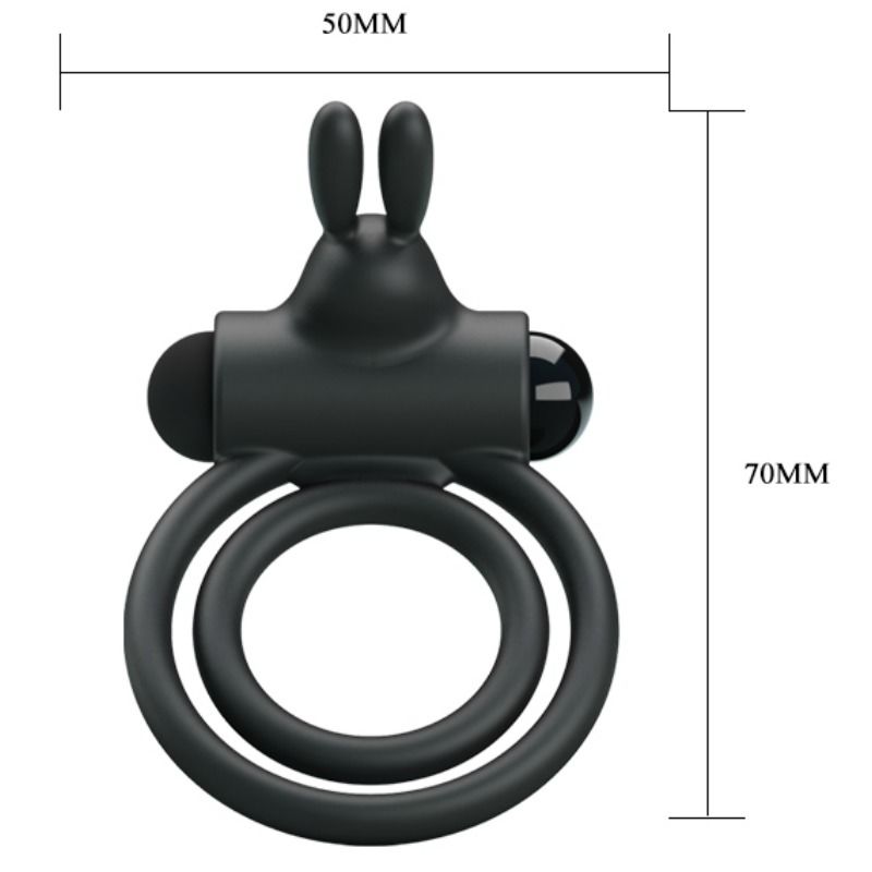 PRETTY LOVE OSMOND SILICONE VIBRATING RING