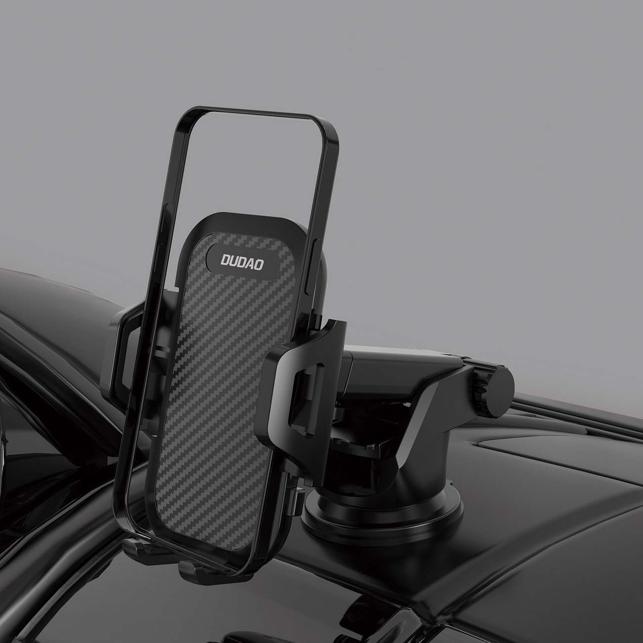 Dudao Telescopic Gravity Car Windshield Mount Holder Black (F2S black)