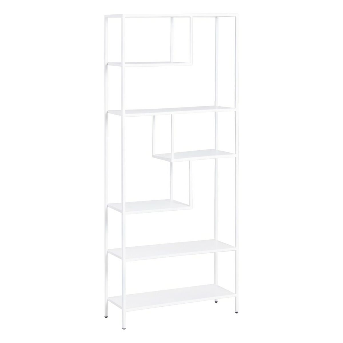 Shelves SQUARE Metal White 80 x 26 x 180 cm