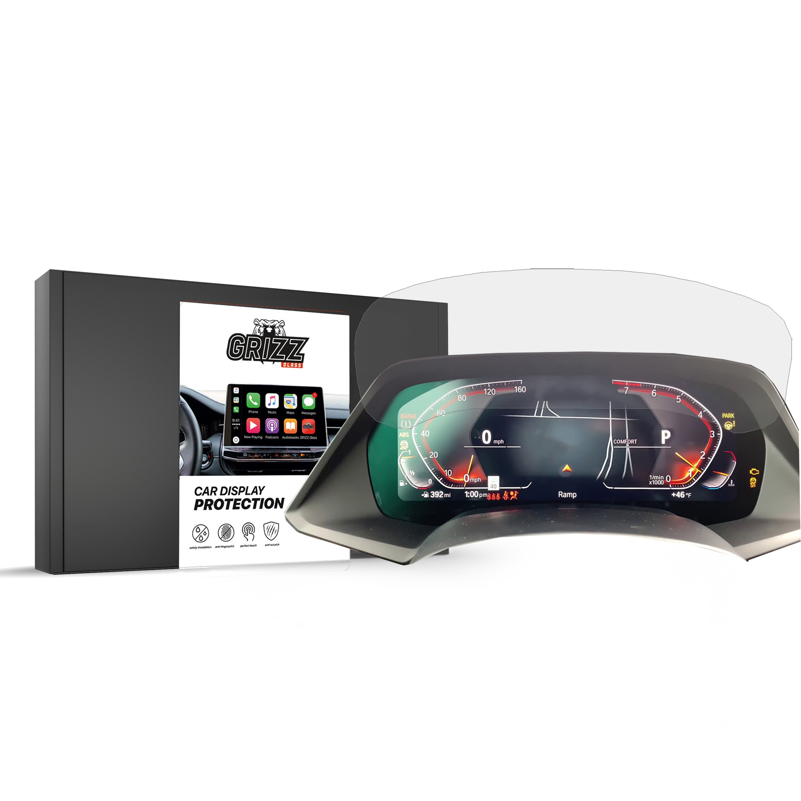GrizzGlass CarDisplay Protection BMW 6 G32 12,3" 2017-2023
