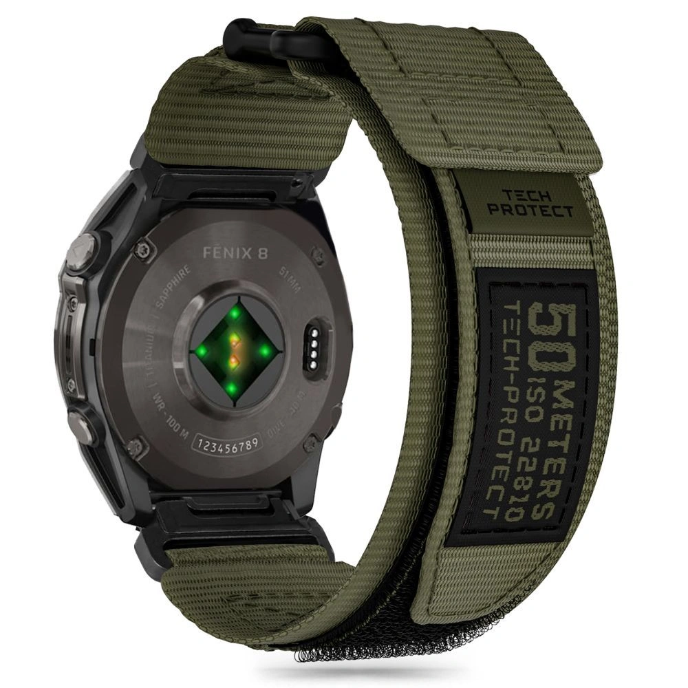 Tech-Protect Scout Pro Garmin Fenix 5 / 6 / 6 Pro / 7 / 8 47mm / E Military Green