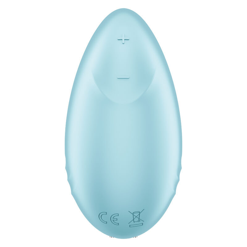 SATISFYER TROPICAL TIP LAY-ON VIBRATOR - BLUE