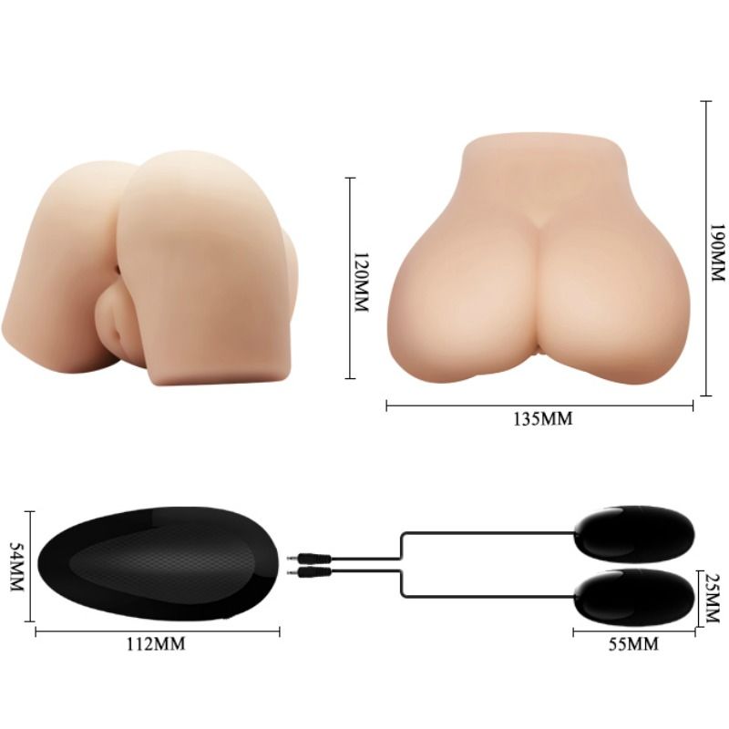 CRAZY BULL - REALISTIC ANUS AND VAGINA WITH VIBRATION POSTURE 4 CRAZY BULL - REALISTIC ANUS AND VAGINA WITH VIBRATION POSTURE 4