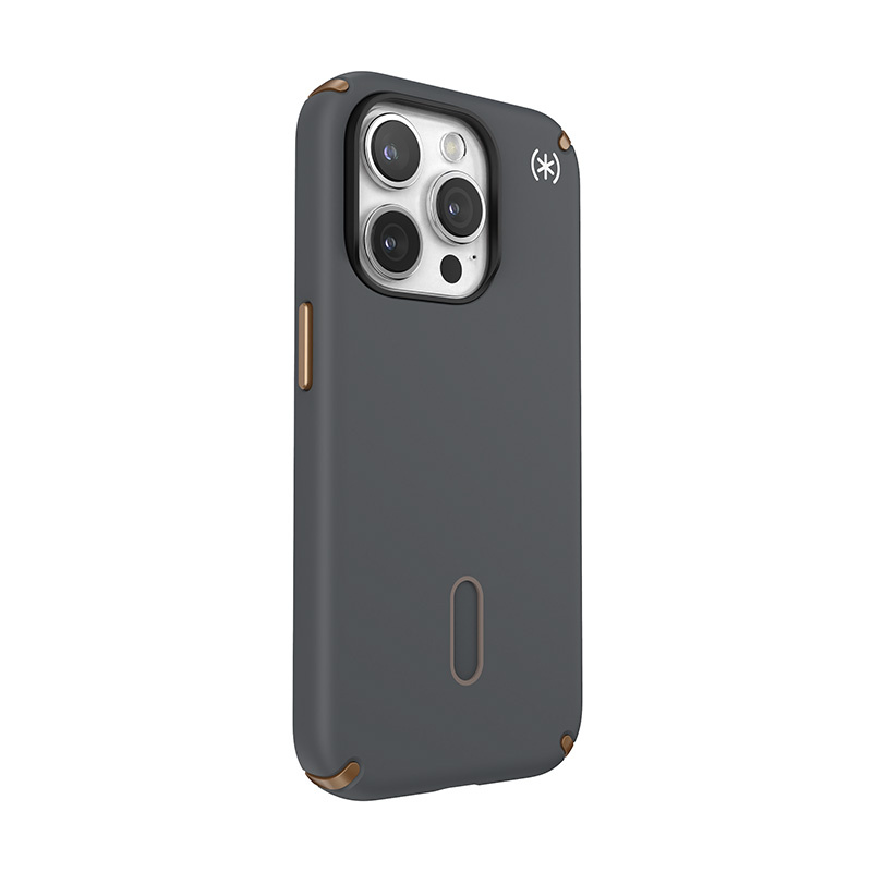 Speck Presidio2 Pro ClickLock & MagSafe Apple iPhone 15 Pro (Charcoal Grey/Cool Bronze)