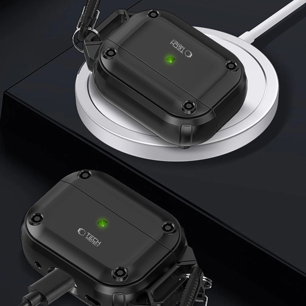 Tech-Protect Rough Hook Apple AirPods Pro 1 / 2 Black