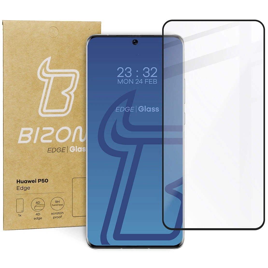 Bizon Glass Edge Huawei P50 black