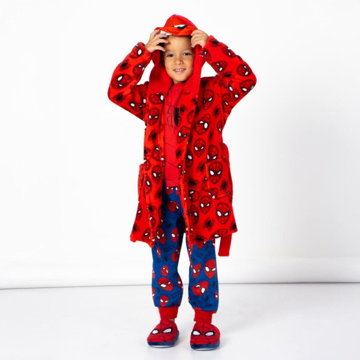 Children's Dressing Gown Spider-Man Red