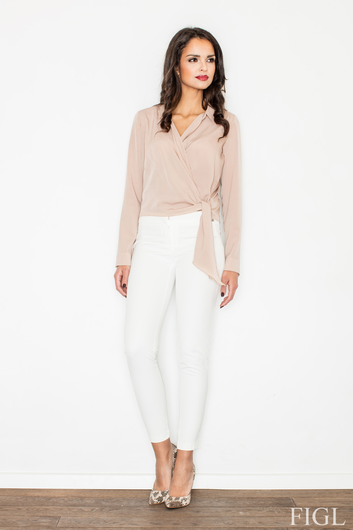 Bluse model 50066 Figl beige Damen