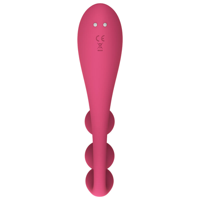 SATISFYER TRI BALL 1 MULTI VIBRATOR - RED