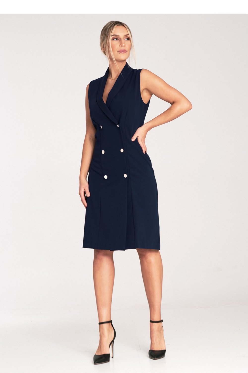  Daydress model 204332 Figl  navy blue