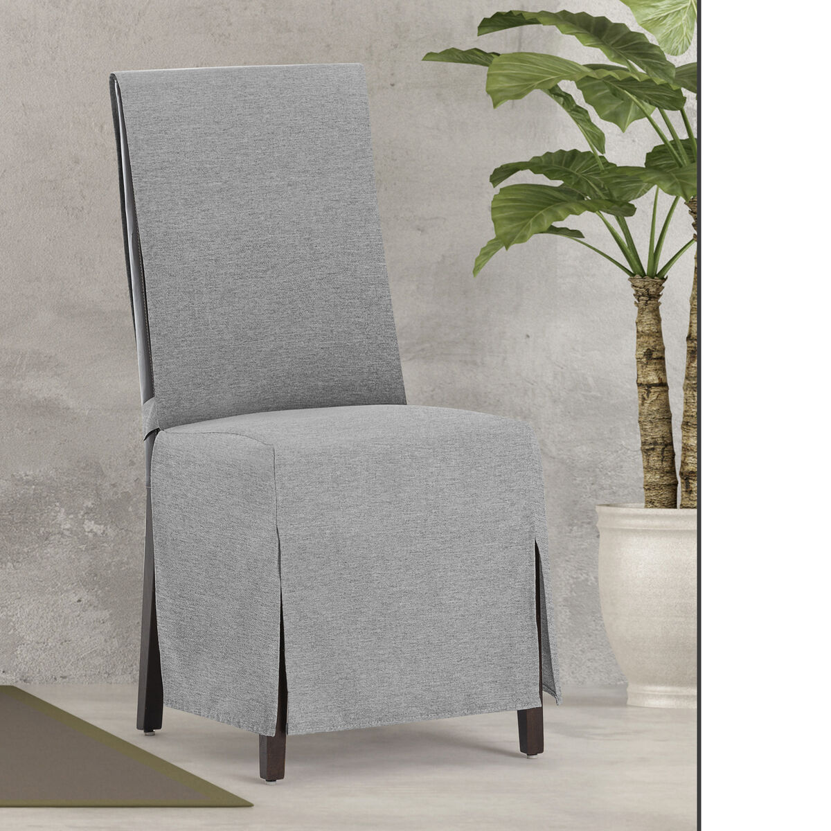 Chair Cover Eysa VALERIA Grey 40 x 135 x 45 cm 2 Units