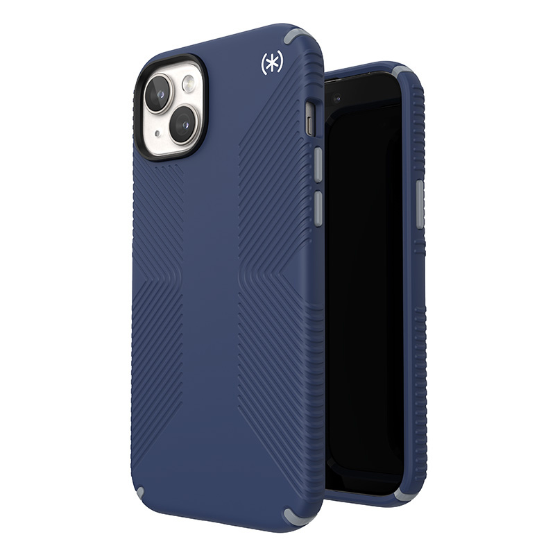 Speck Presidio2 Grip MagSafe Apple iPhone 15 Plus (Coastal Blue/Dustgrey/White)