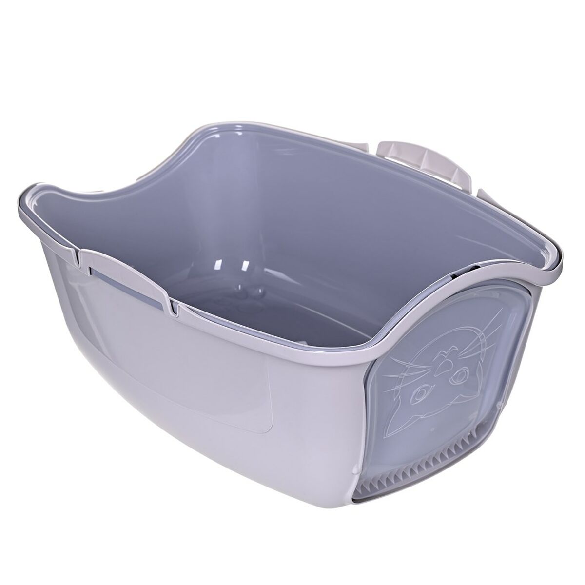 Cat Litter Box Diamentiq 4004508810DIA White Grey Plastic 40 x 38,7 x 55,5 cm Cat Litter Box Diamentiq 4004508810DIA White Grey Plastic 40 x 38,7 x 55,5 cm