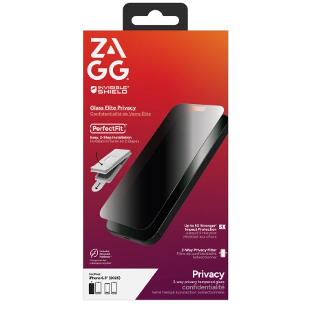 Glass Elite Privacy ZAGG Invisibleshield for Apple iPhone 17