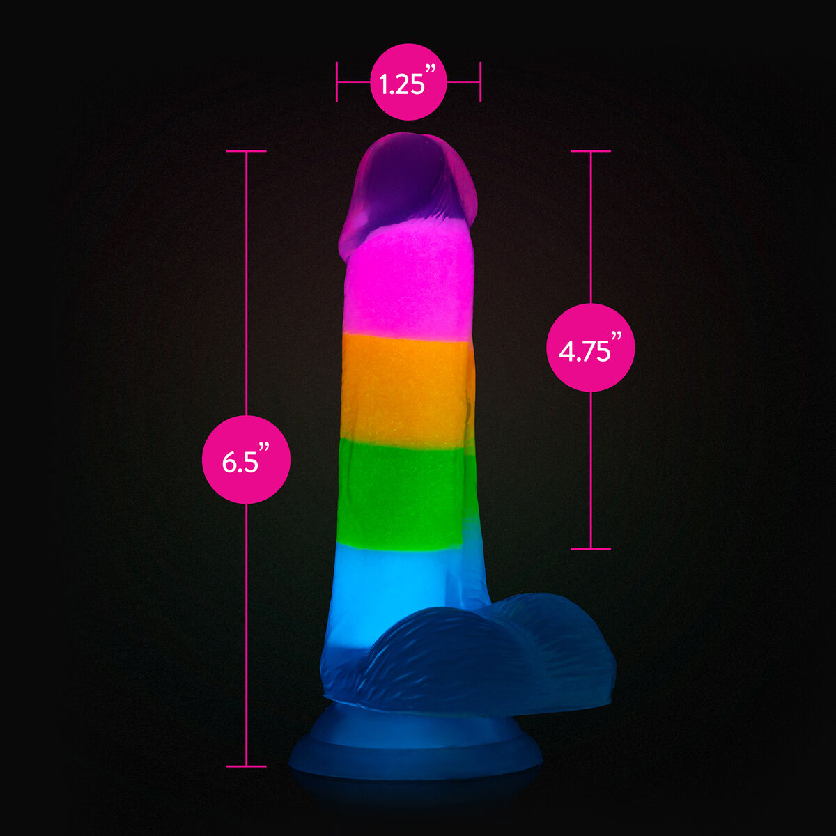 Dildo Blush Neo Multicolour Ø 2,8 cm Dildo Blush Neo Multicolour Ø 2,8 cm