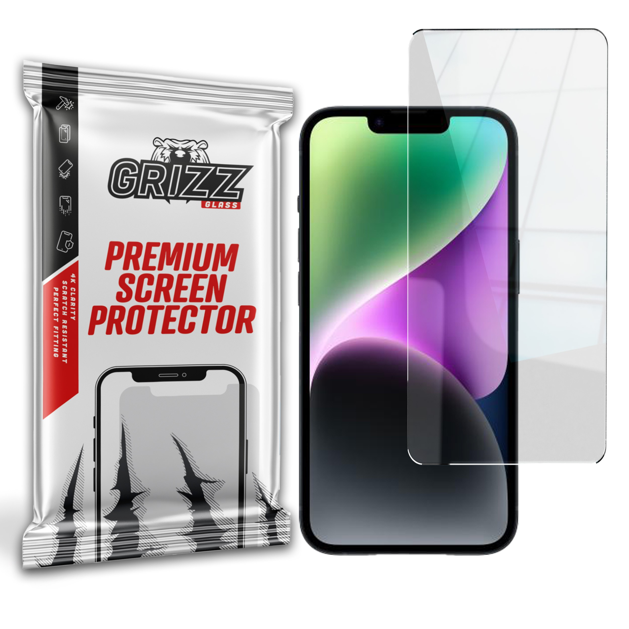 GrizzGlass HybridGlass Apple iPhone 15