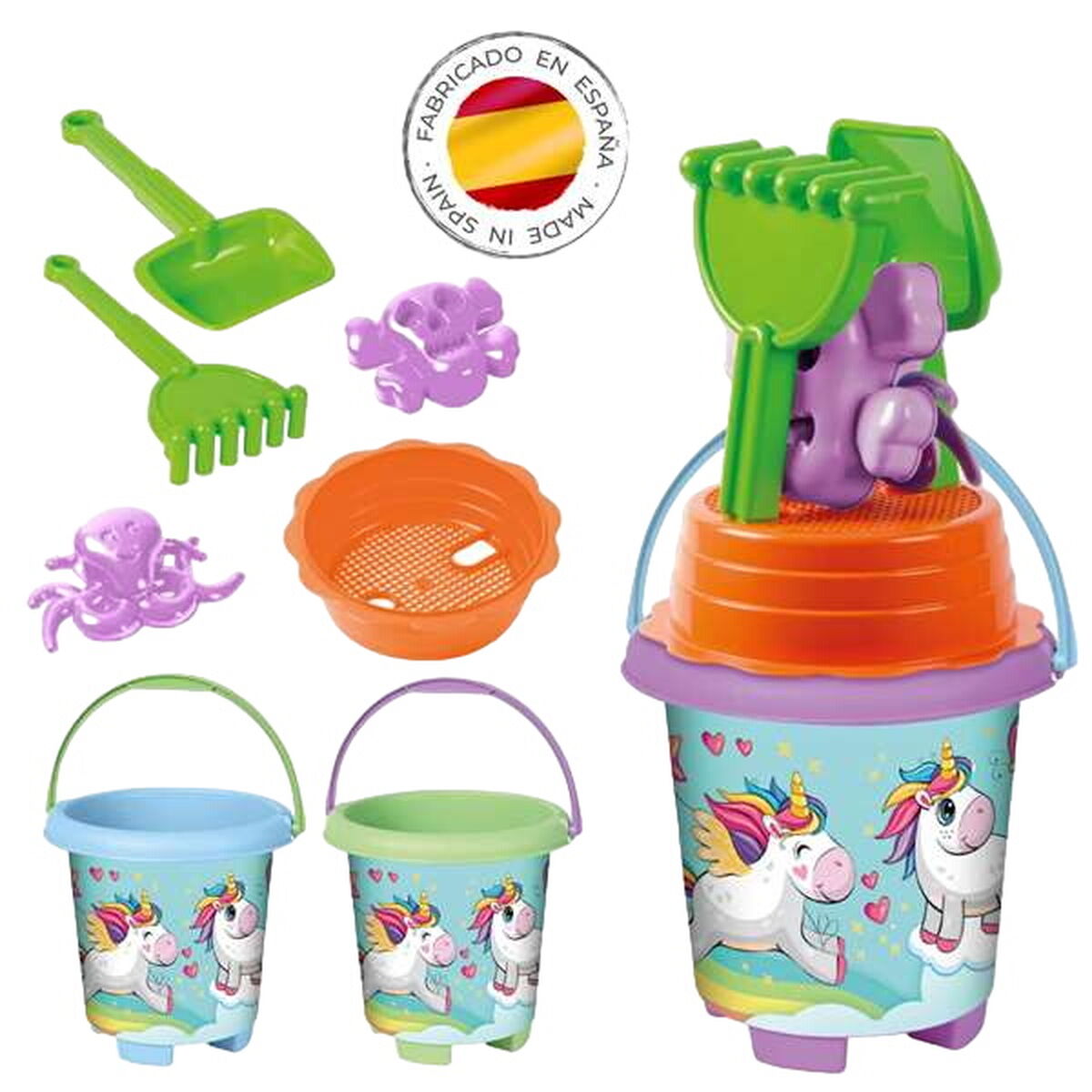 Beach toys set Juinsa Unicorn 20 x 41 cm