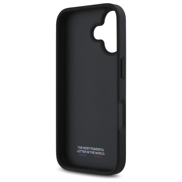 BMW BMHCP16S23PUPVA Apple iPhone 16 hardcase M Perforated Tricolor Detail Line anthracite