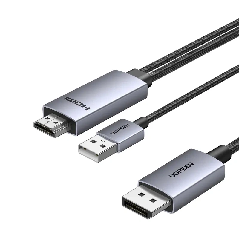 UGREEN HD169 DisplayPort / HDMI 4K 60Hz 2m (black)