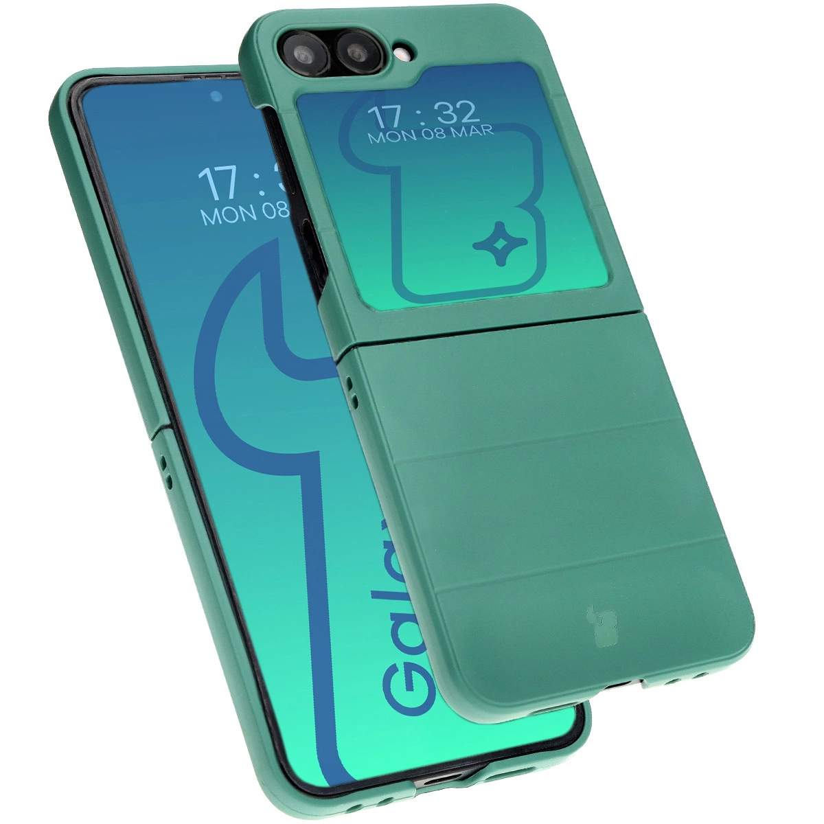 Bizon Case Tur Samsung Galaxy Z Flip6 dark green