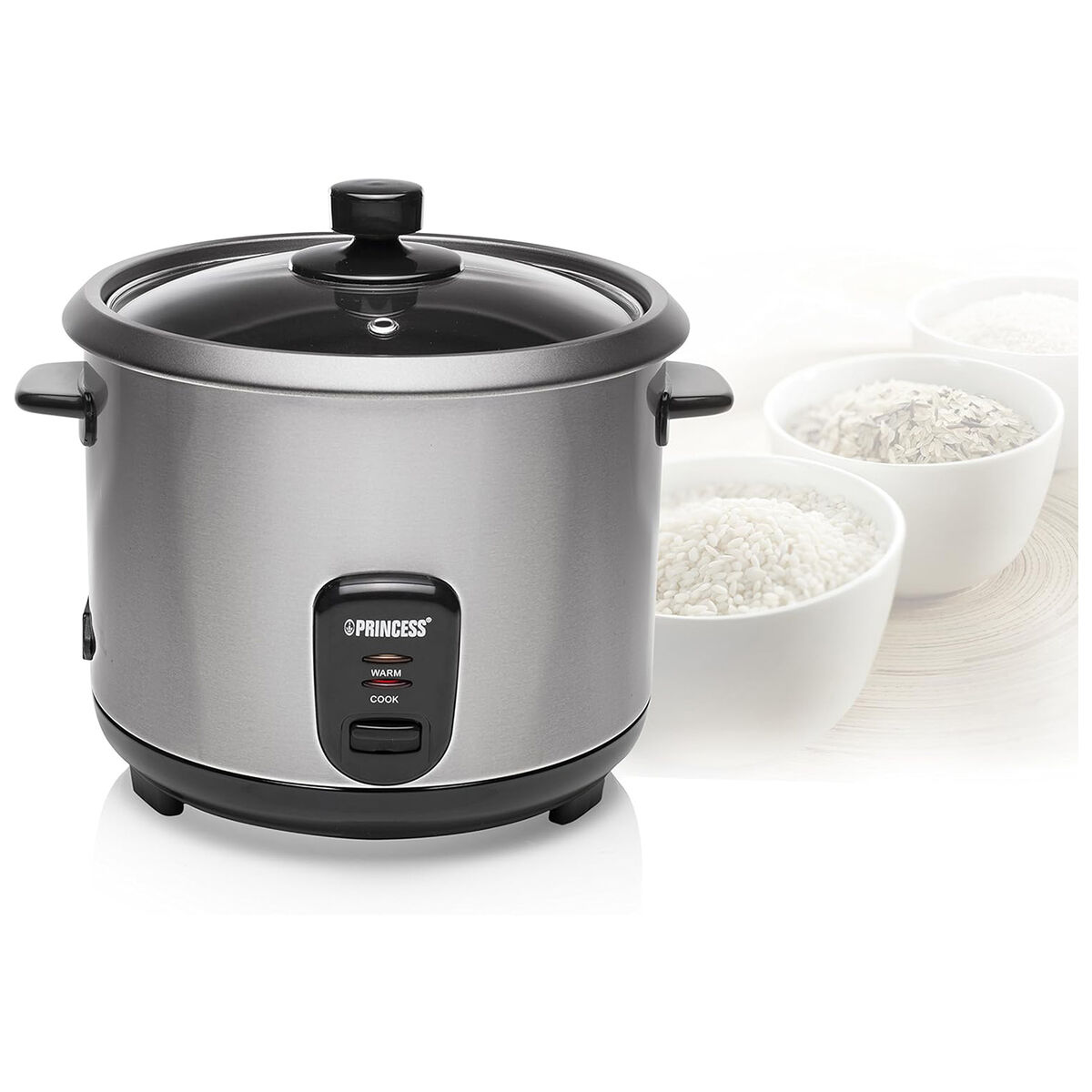 Rice Cooker Princess Steel Stainless steel 400 W 1 L