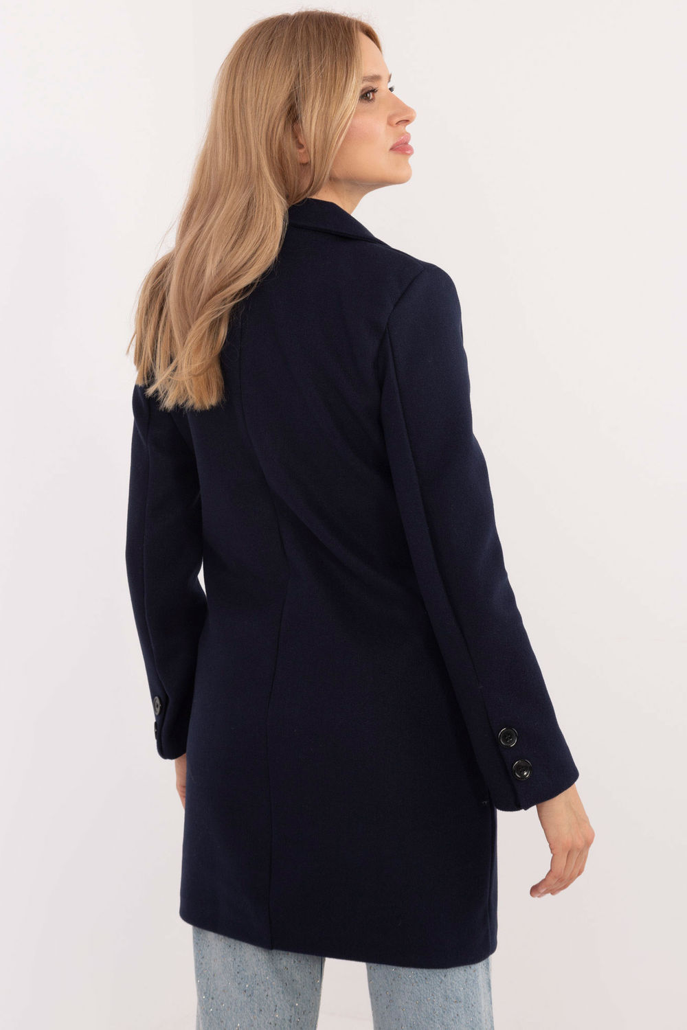  Coat model 202299 Och Bella  navy blue